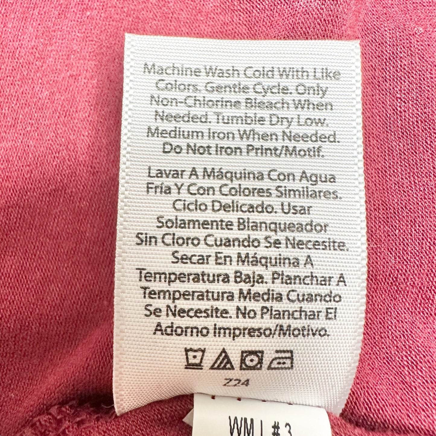 Time and Tru Cami Tank Top Womens XL 16-18 Red Adj Strap Soft Lightweight Top