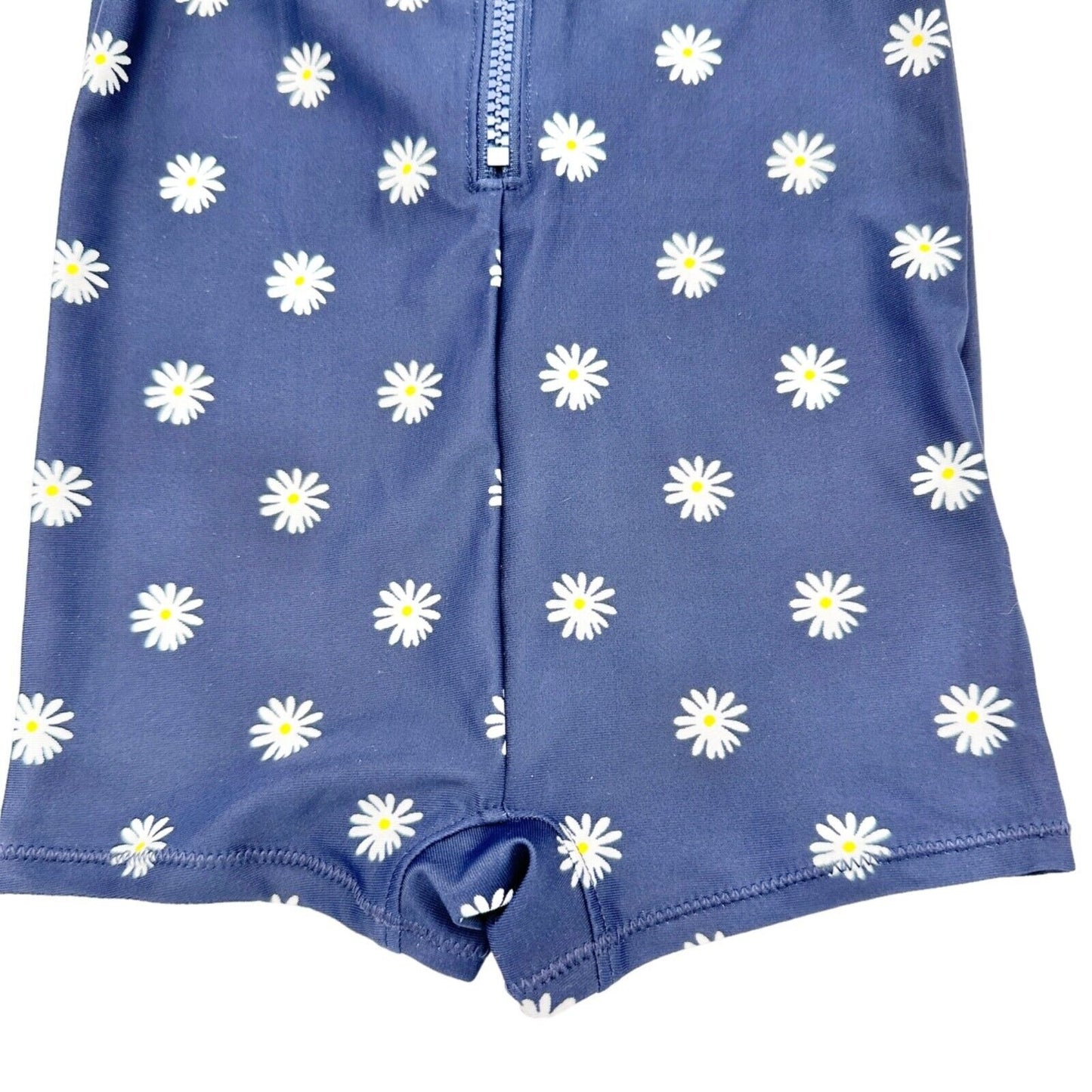 Old Navy 18-24 mos Swimsuit Navy with Daisy Design Full Coverage 3/4 Zip