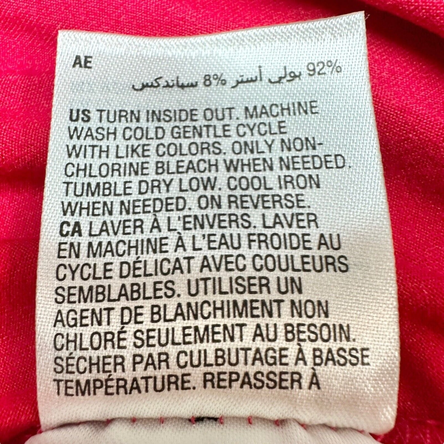 Charter Club Intimates Sleep Shirt Women's S Candy Red Believe LS Button NWT