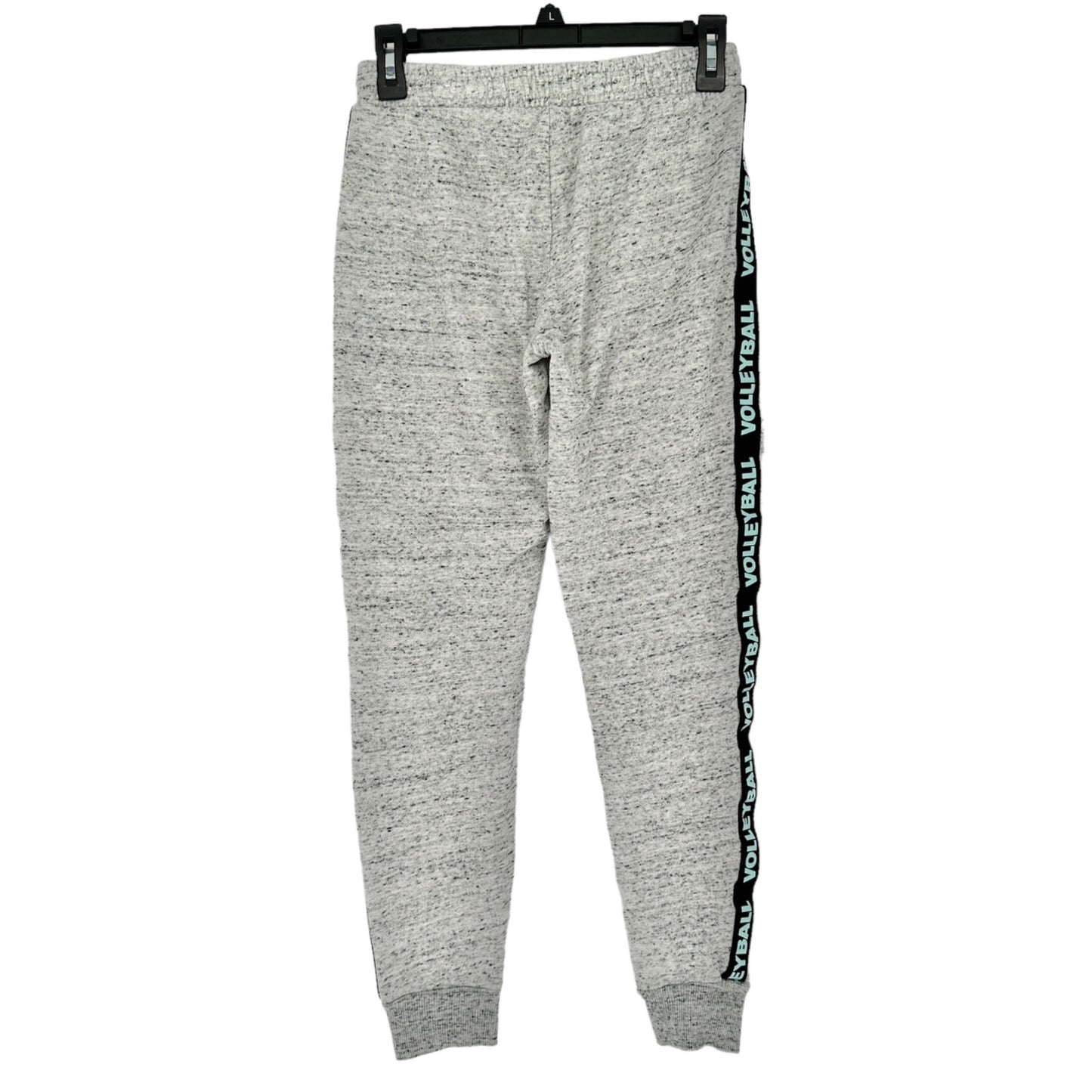 Justice Active Jogging Pants Youth 14 Gray Elastic Waist Draw String Volleyball