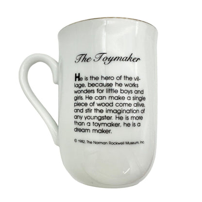 Norman Rockwell Museum Mugs Pair Toymaker and Lighthouse Keepers Daughter