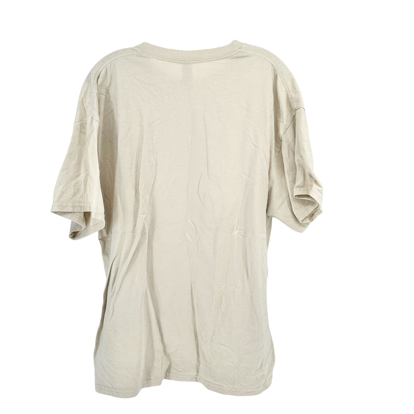 Gildan DryBlend T-Shirt Set Of 2 Mens XL Tan and Blue Comfortable Durable Casual