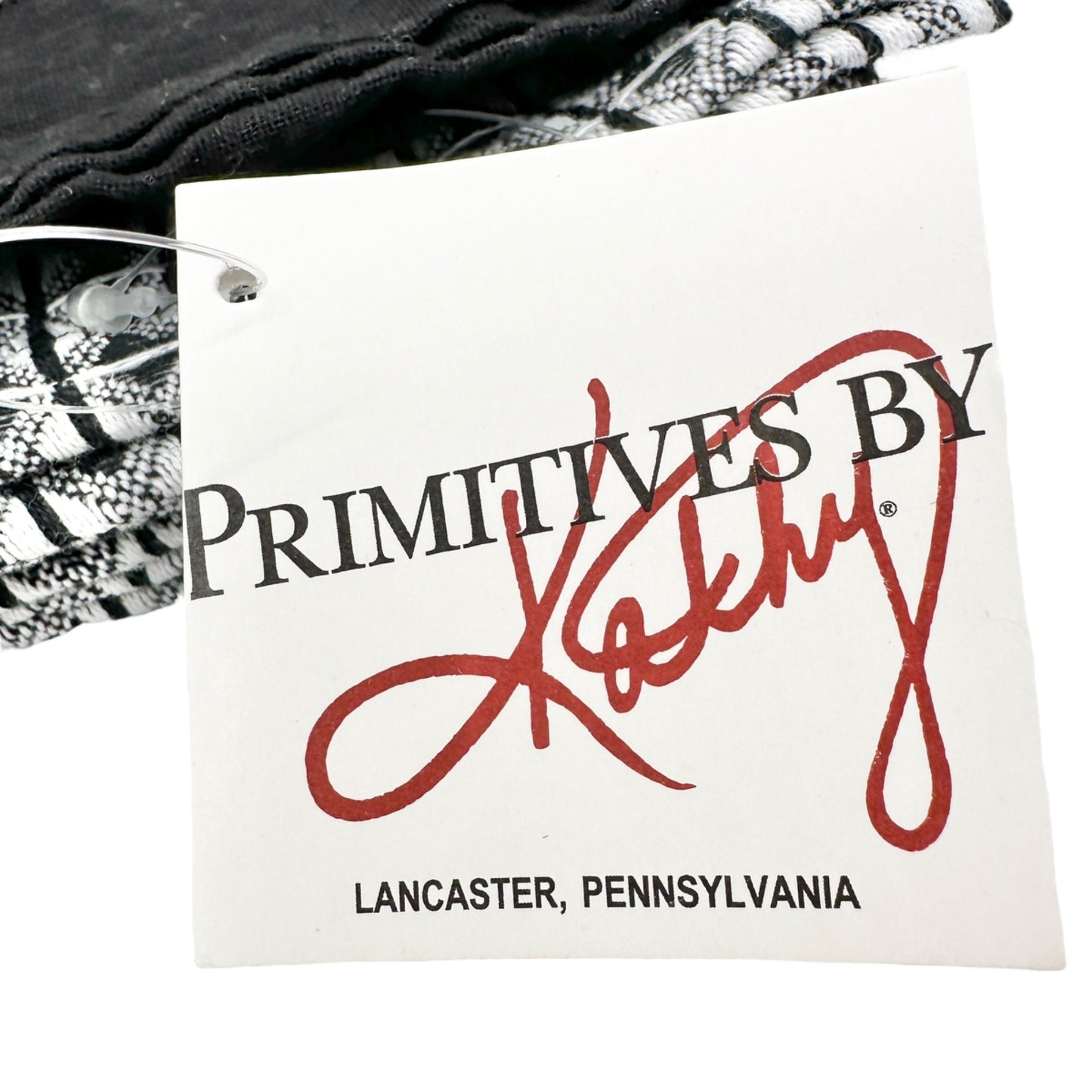 Primitives by Kathy 2 Dish Towels 20x28 Black Always Take the Scenic Route NWT