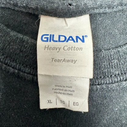 Gildan Heavy Cotton T-Shirt XL Black Pirate Skull Graphic Ocean City MD
