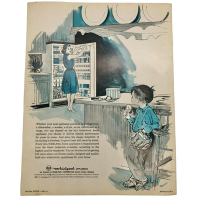 Vintage How to Preserve Foods the Modern Way Whirlpool Freezers Booklet
