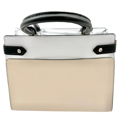 Kate Spade Handbag with Crossbody Strap Muted Pink White Black NEW
