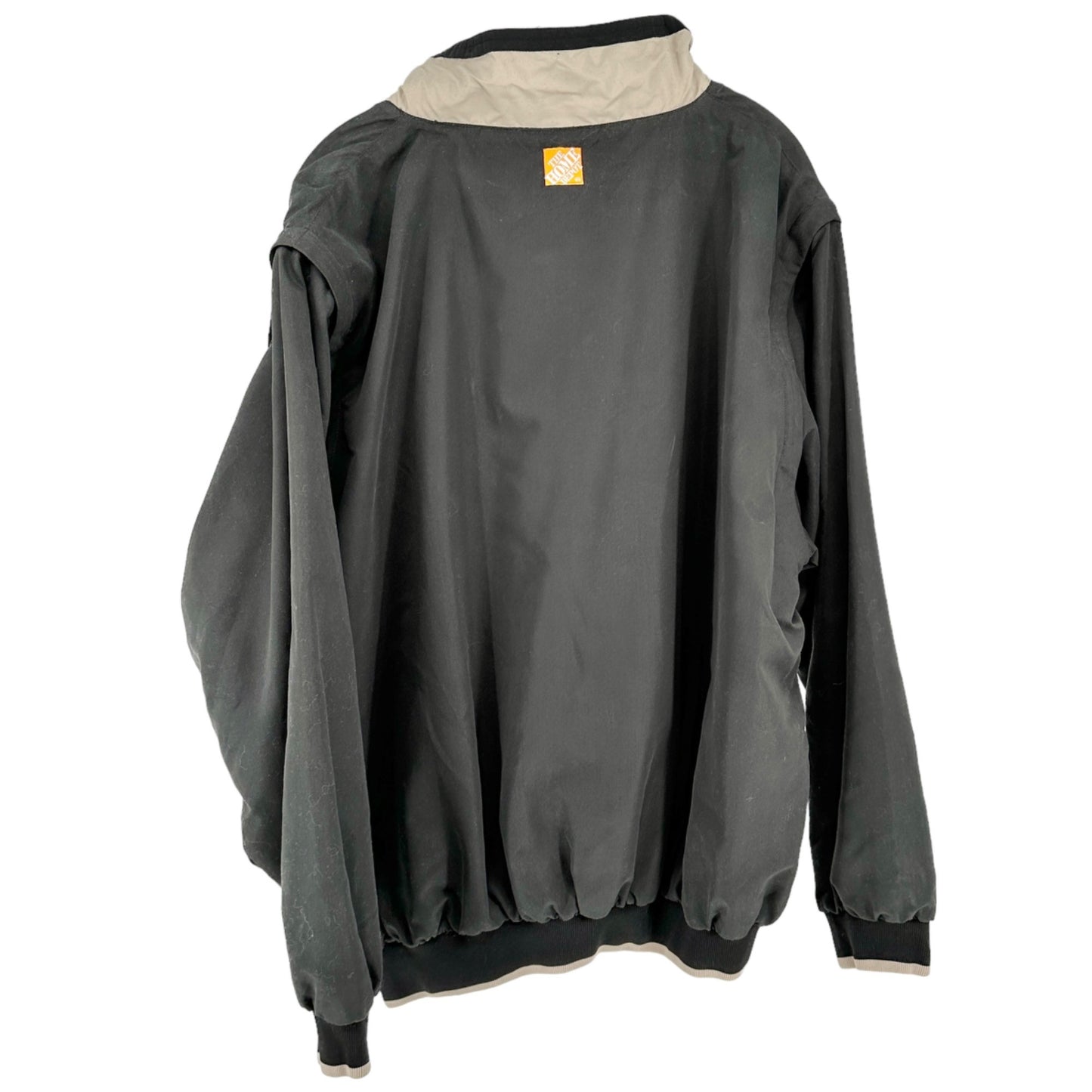 Vantage Home Depot Pullover XL Unisex Insulated Wind Breaker Zip Off Sleeves