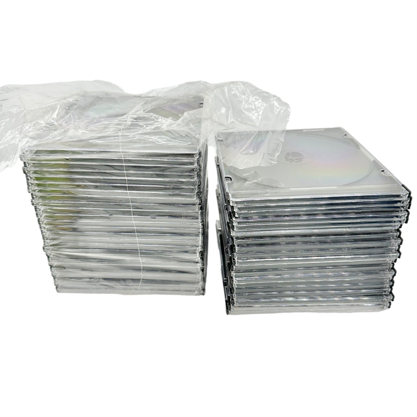 Lot of 61 Unused CD-R Recordable Discs and 45 CD Cases NEW
