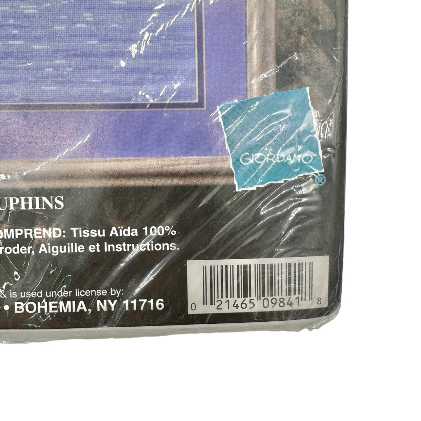 Design Works Counted Cross Stitch Kit 9841 DOLPHINS by Giordano NIP