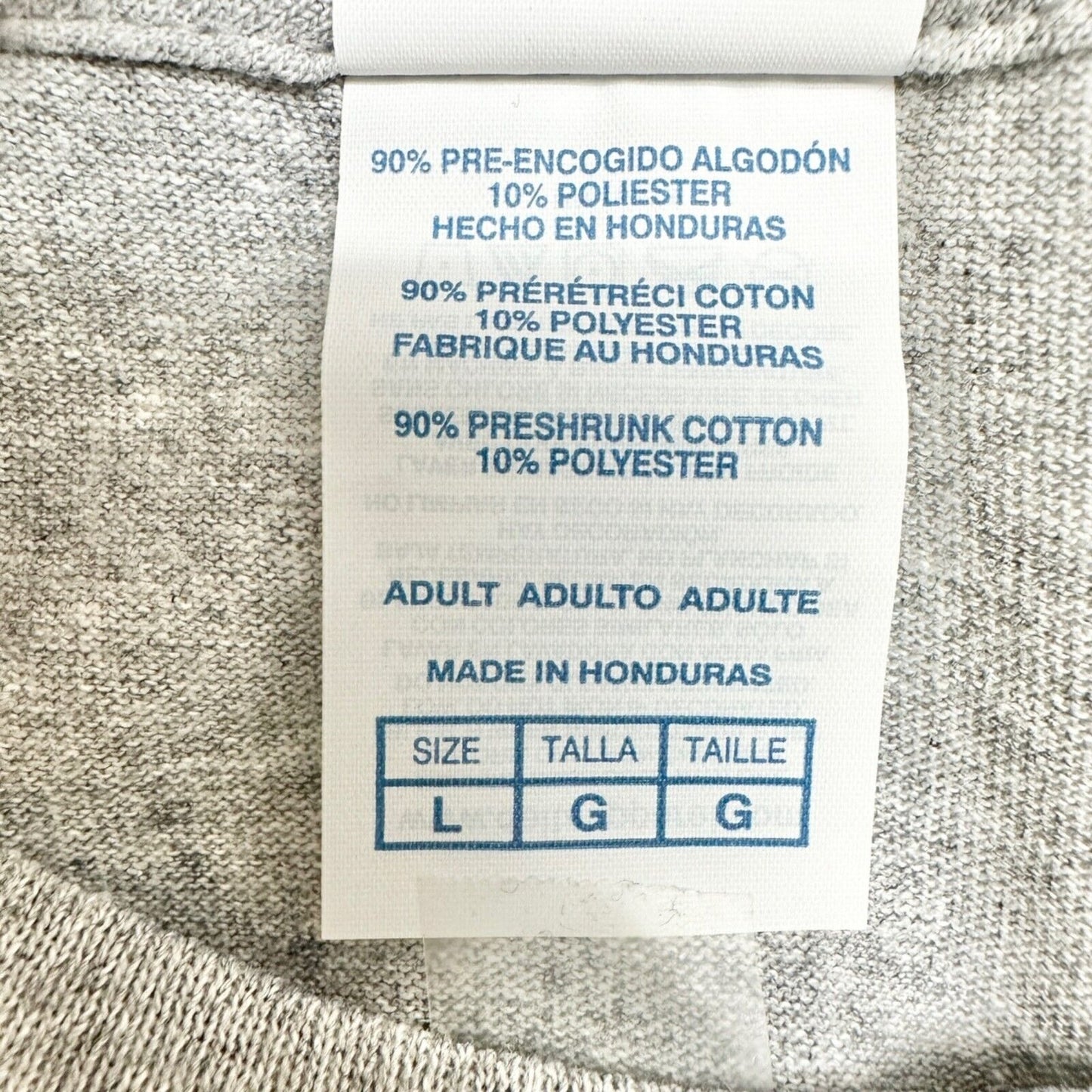 Delta Pro Weight Tshirt Large Gray Short Sleeve Williamsburg NEW