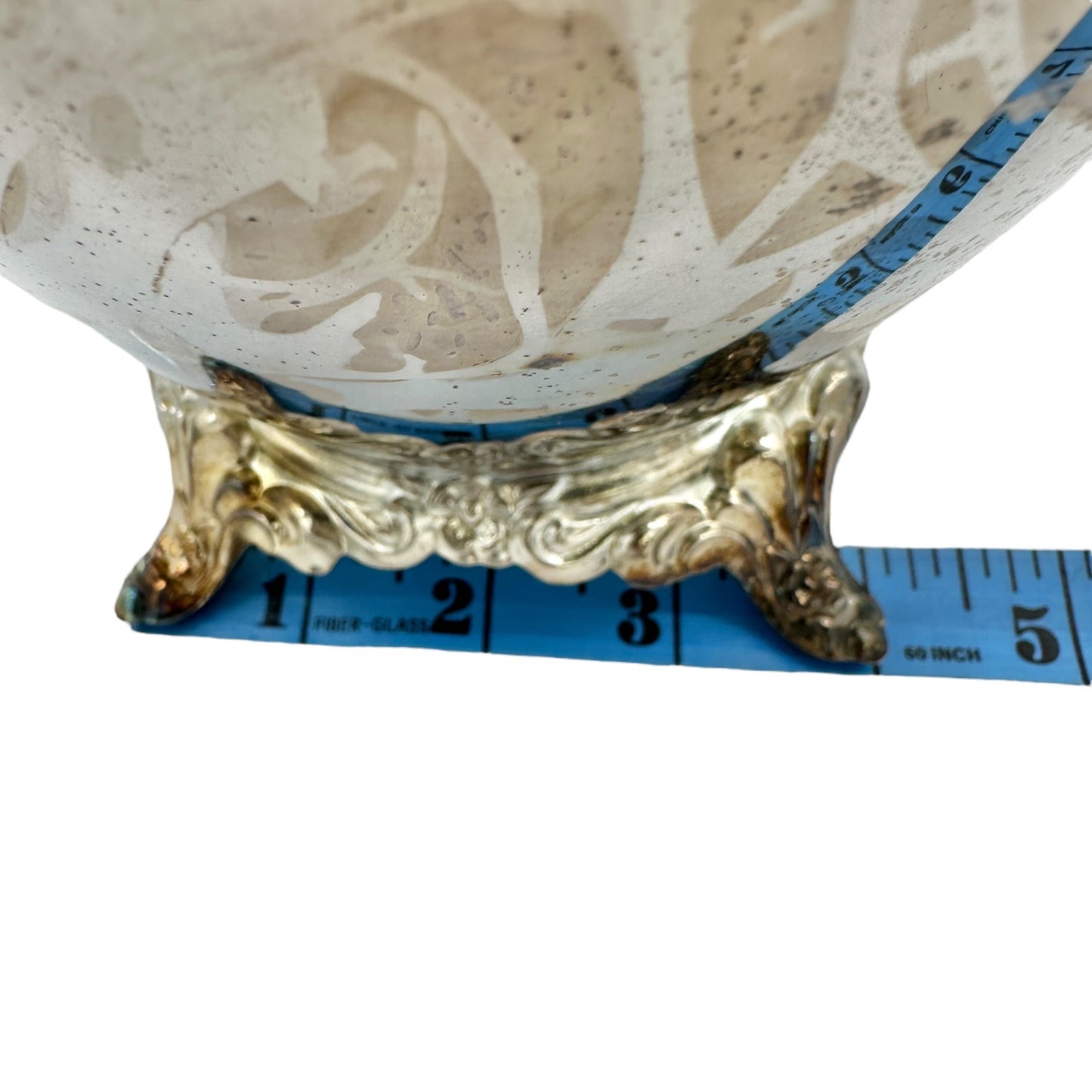 Vintage Oneida Silver Plated Water Pitcher With Ornate Handle Footed Base
