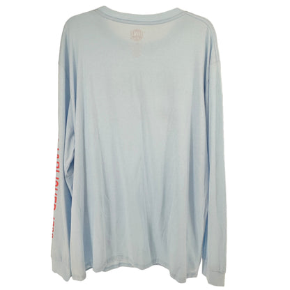 Home Free T-Shirt 2XL Virginia Raised Pale Blue LS Tagless