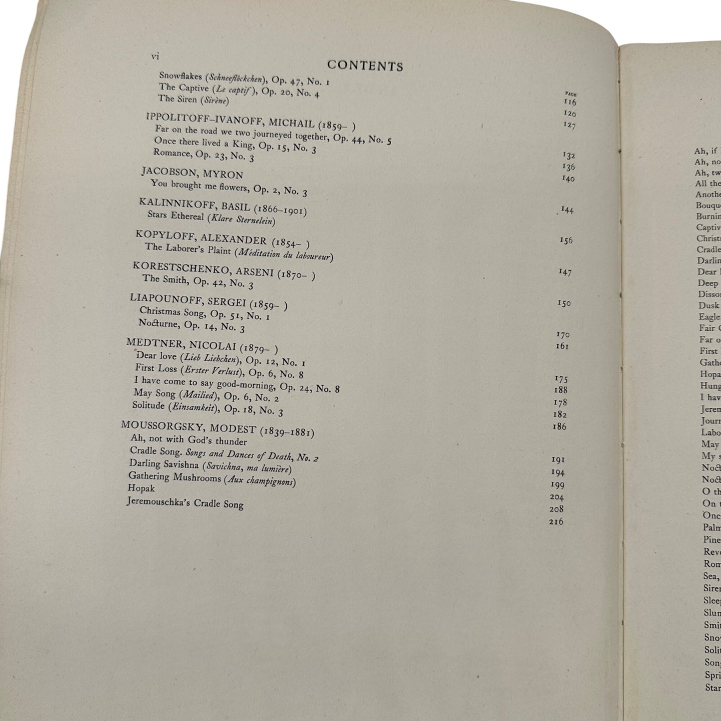 Vintage Russian Sheet Music Books: Modern Songs Volume I and Piano Playing Guide