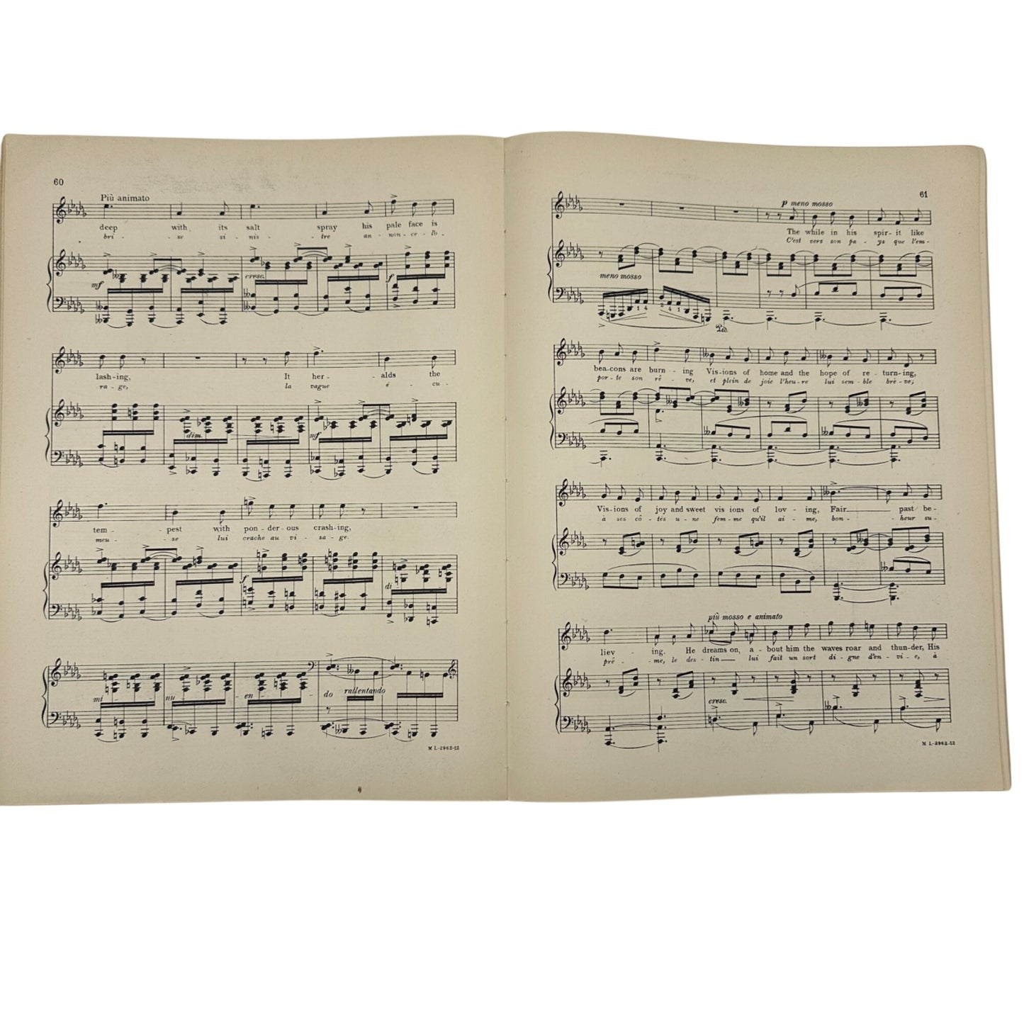 Vintage Russian Sheet Music Books: Modern Songs Volume I and Piano Playing Guide