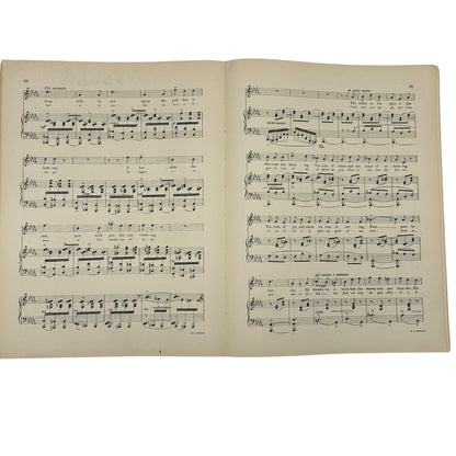 Vintage Russian Sheet Music Books: Modern Songs Volume I and Piano Playing Guide