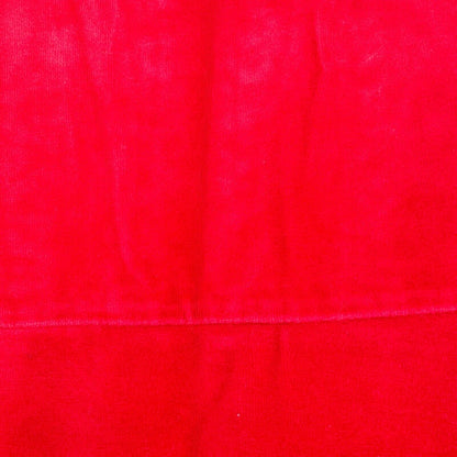 Hanna Andersson Girls 110 US 5 Top Faux Velvet Red Ruffles Long Sleeve