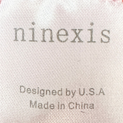 Ninexis Sweater Womens 3X Deep Red Vneck Drop Shoulder 3/4 Sleeve Side Slits