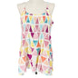 Torrid 3 Smocked Babydoll Top Womens Vibrant Geometric Print Sleeveless 22-24