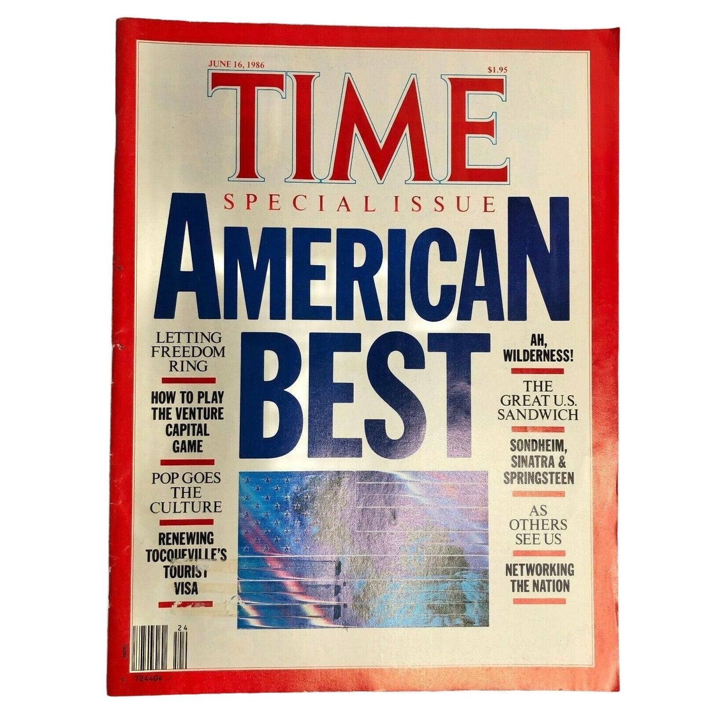 Lot of 5 Time Magazine Special Editions from 80's Earthquake American Best
