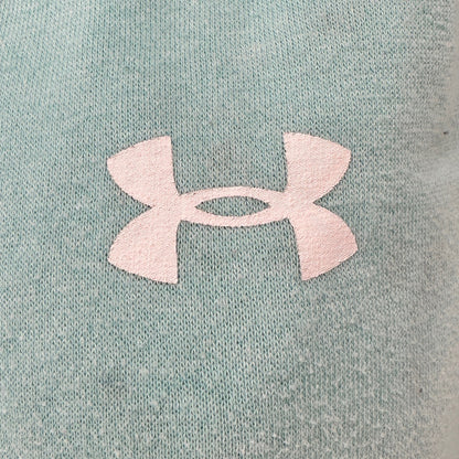 Under Armour 1/2 Zip Sweatshirt Womens XS Light Blue Loose Kangaroo Pocket