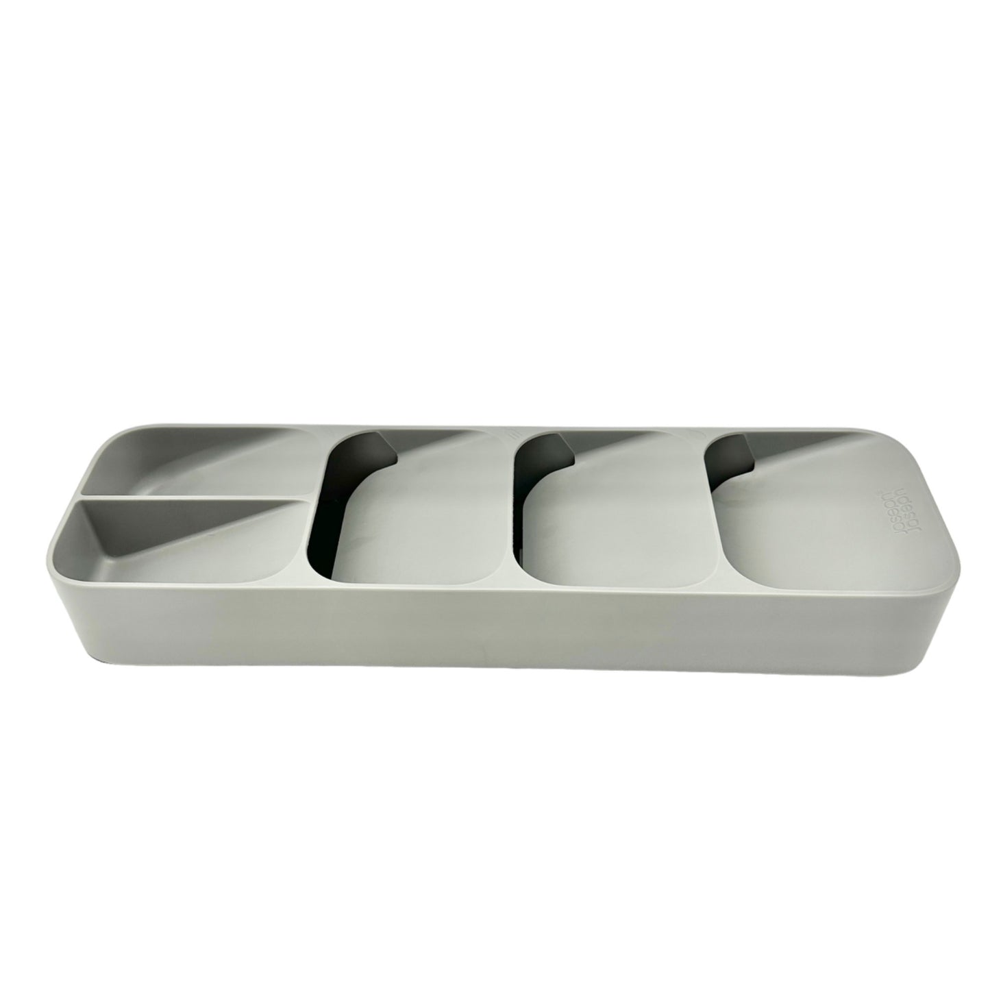 Joseph DrawerStore Compact Cutlery Organizer 16 x 4 x 2 Gray EUC