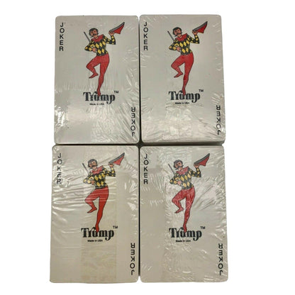 Norman Rockwell 4 Vintage Sealed Card Decks Older Couple Playing Cards