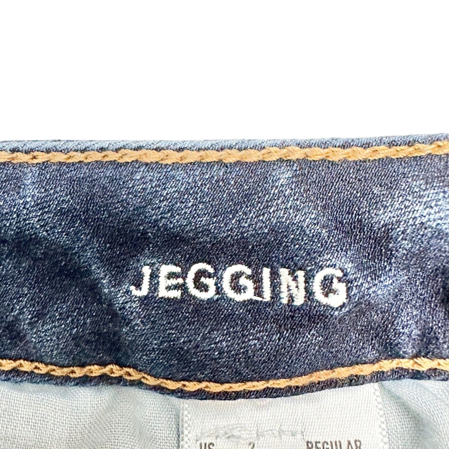 American Eagle Outfitters Jegging Women's 2 Blue Denim 360 Super Stretch EUC