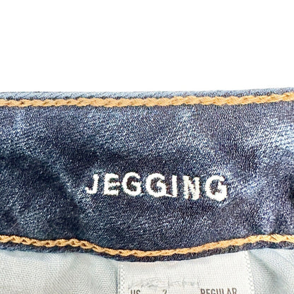 American Eagle Outfitters Jegging Women's 2 Blue Denim 360 Super Stretch EUC