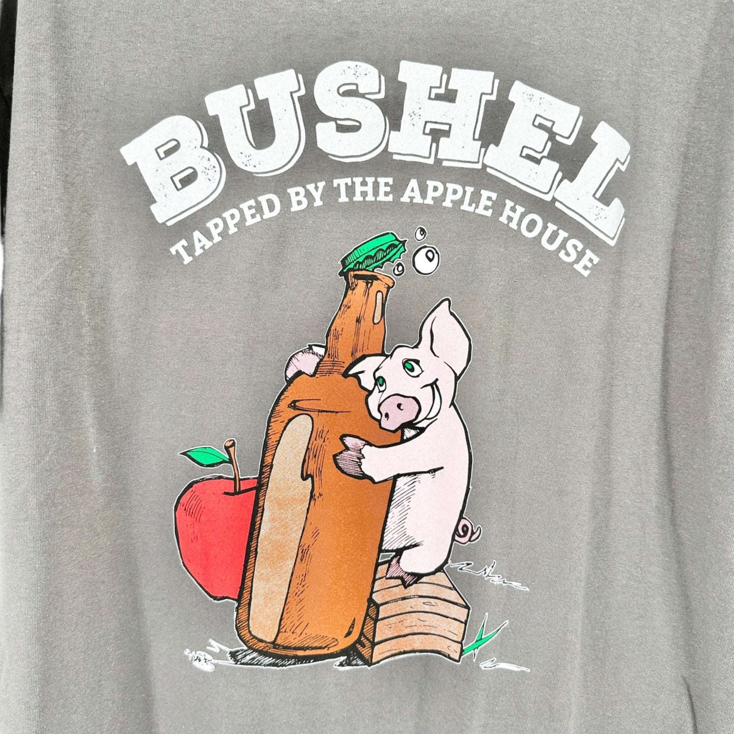 The Bushel Pub T-Shirt XL Dark Gray Apple House Linden VA Friends With Benefits