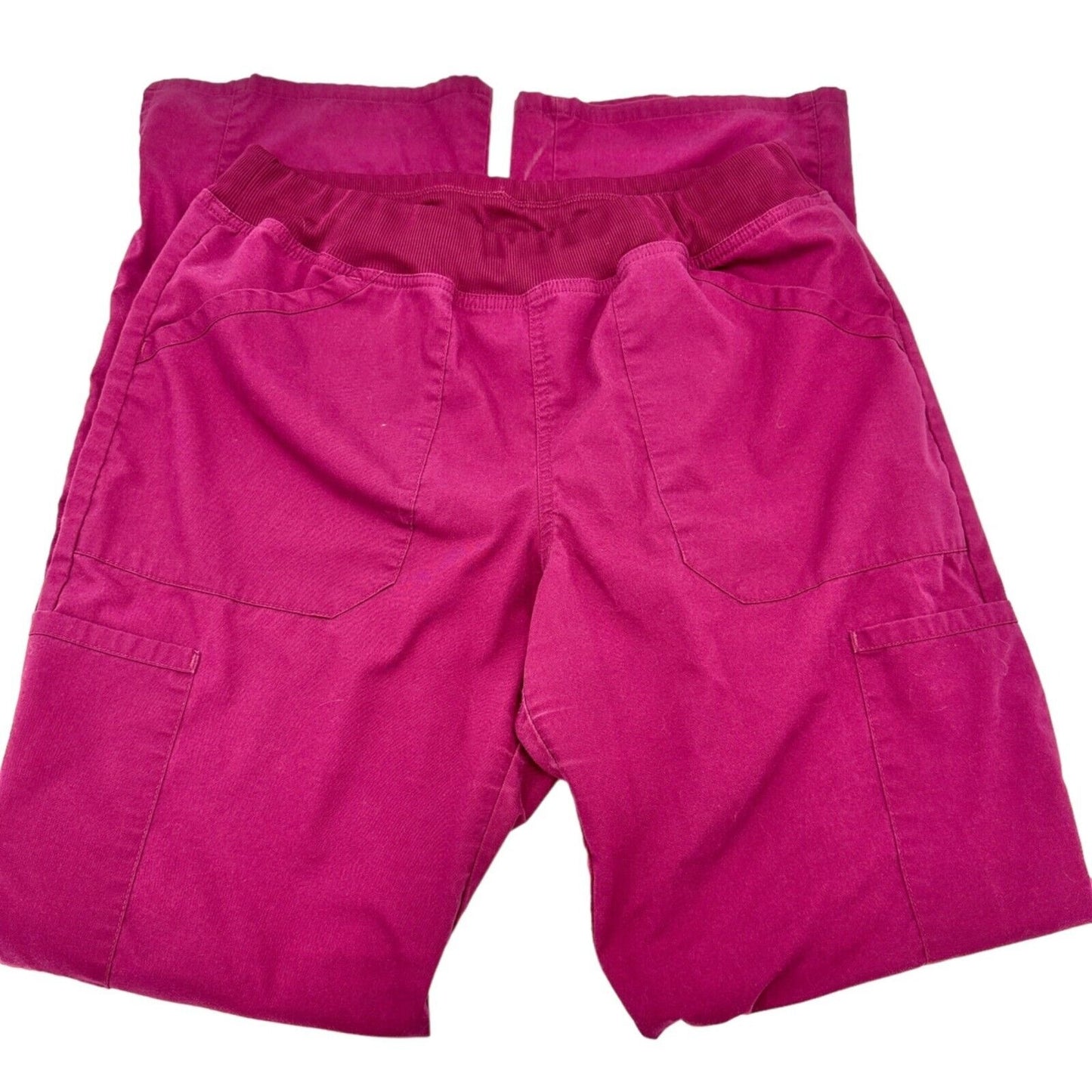 Cherokee Workwear Womens Scrub Pants M Burgundy Wine Style WW170T Medical Dental