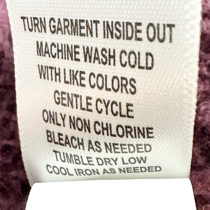Belle du Jour Sweater Womens XS Cranberry Knit Long Sleeve Key Hole Back EUC