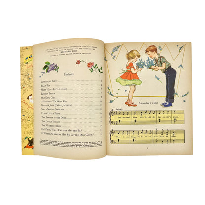 1959 Little Golden Book Nursery Songs 14 Childhood Favs Saviozzi Illustrations