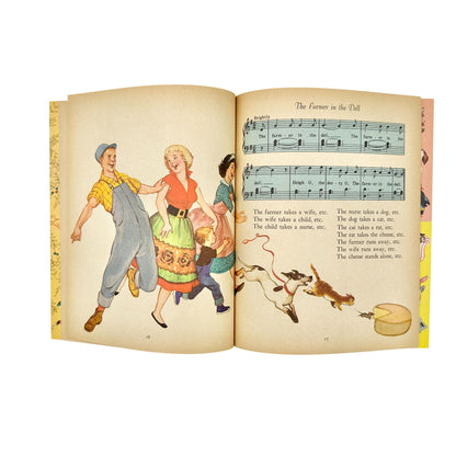 1959 Little Golden Book Nursery Songs 14 Childhood Favs Saviozzi Illustrations