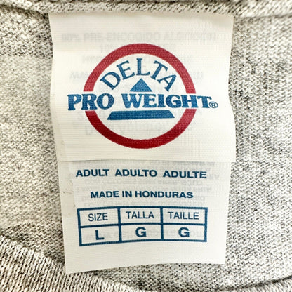 Delta Pro Weight Tshirt Large Gray Short Sleeve Williamsburg NEW