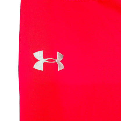 Under Armour 2 Pair of Capri Pants Youth XL Solid Neon Orange and Green Swirl