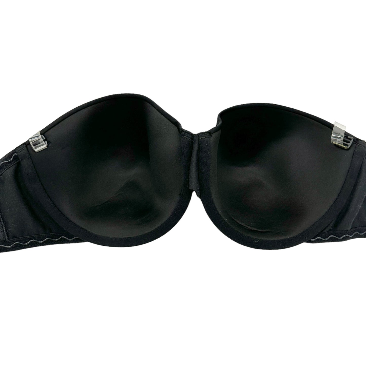 Maidenform Bra 38D Black Padded Underwire Strapless or Clear Strap Option