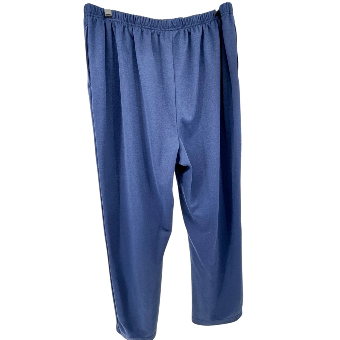 Sara Morgan Pants Womens XXP Blue Polyester Elastic Waist Comfort Simplicity