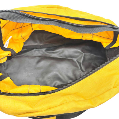 Timberland Duffle Bag Yellow and Black Mesh With Adjustable Shoulder Strap EUC