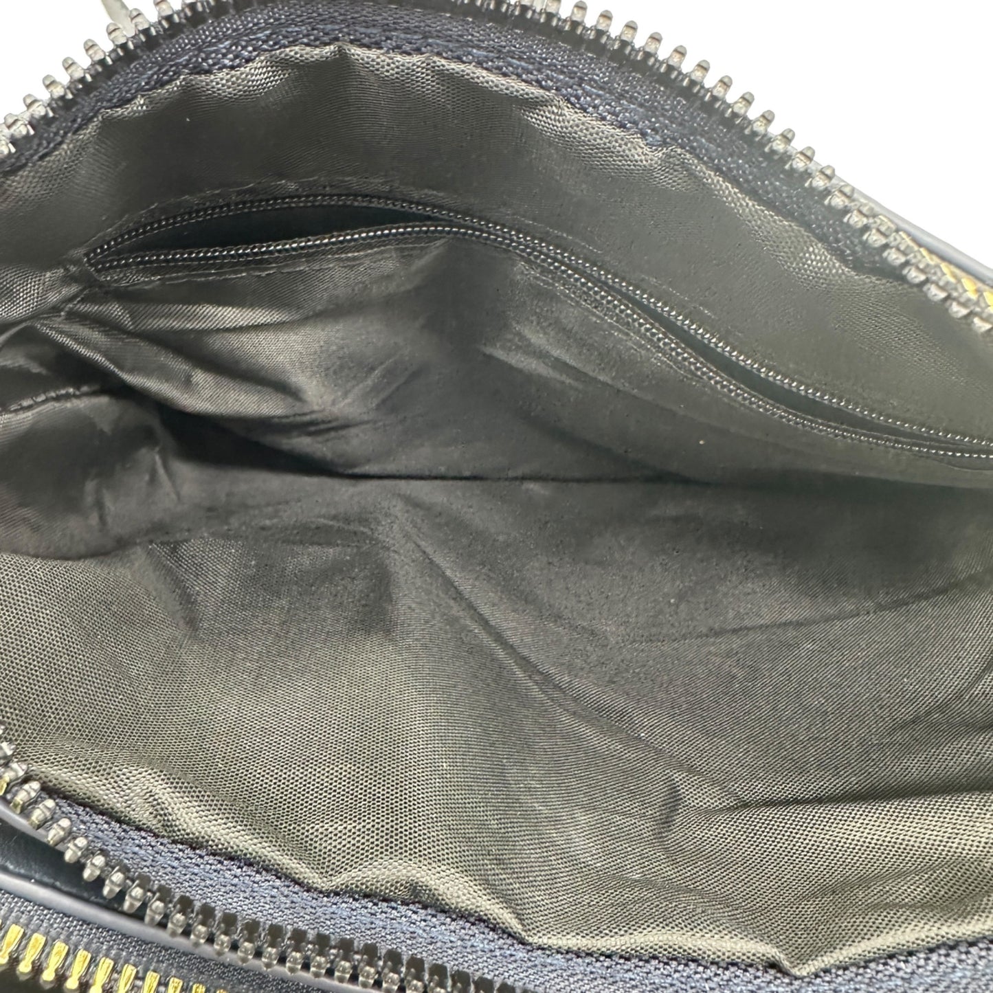 Handbag 10 x 7 x 3.5 Navy Crossbody Adjustable Strap 3 Sections Card Holders EUC