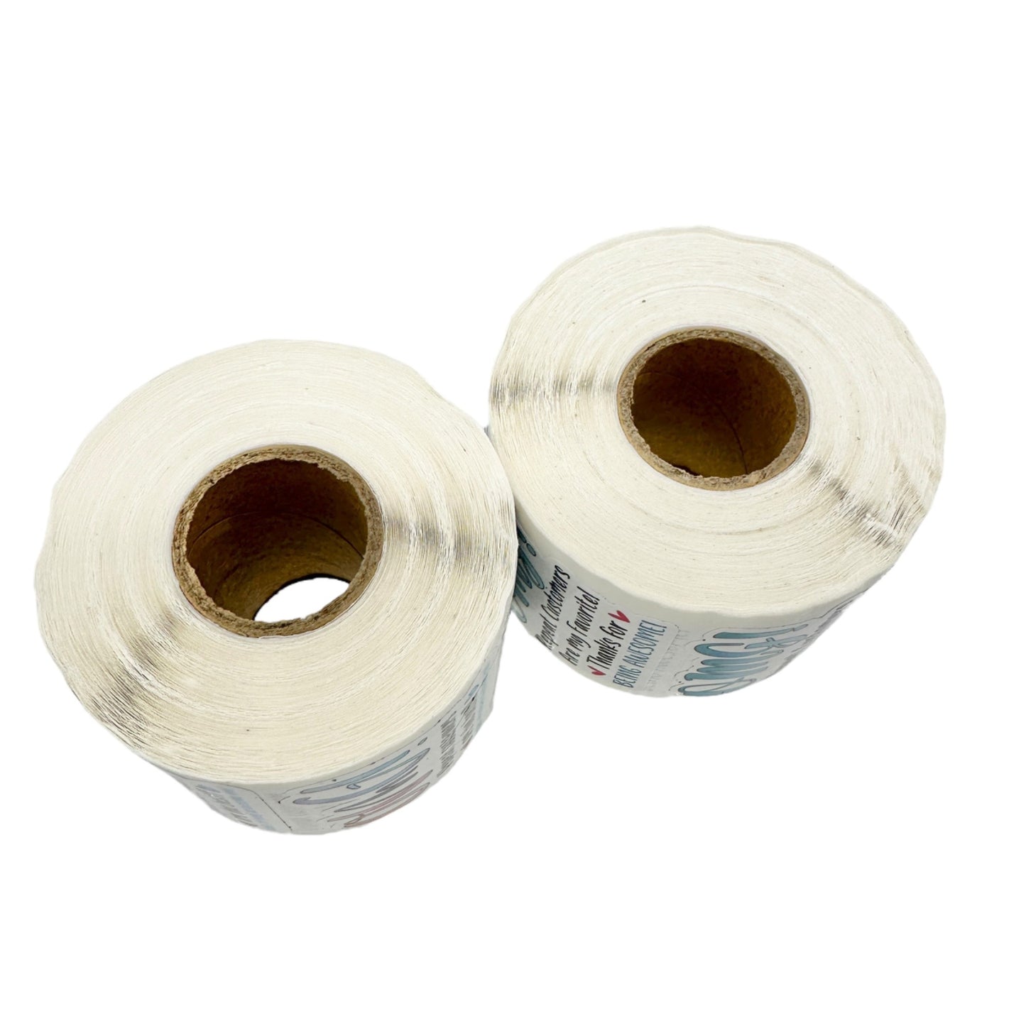OMG! Repeat Customers Are The Best! 1000 2x2 Stickers 2 Rolls of 500 each NEW