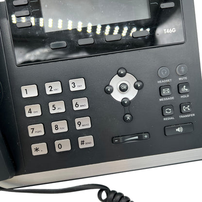 Yealink Office Phone Ultra-elegant Gigabit IP SIP-T46G Speakerphone VOIP 6 line