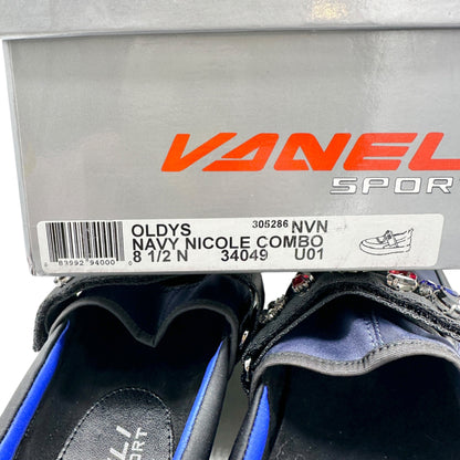 VANELI Sport Oldys 8.5N Navy Nicole Combo Lightweight Shoe Jewels in Box