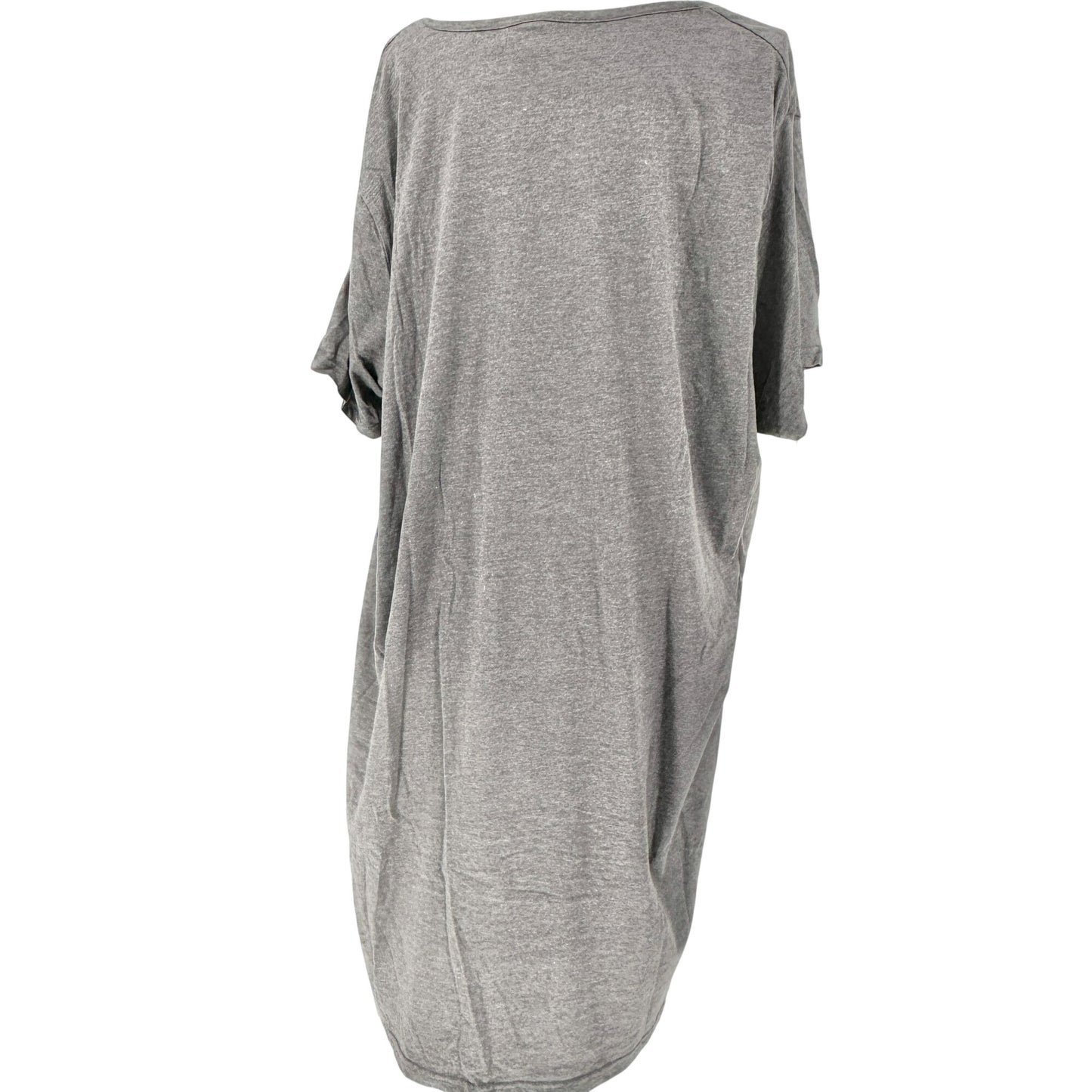 Im Not Doing Sht Today Graphic Lounge Sleep Dress 4X Gray Soft Instant Message