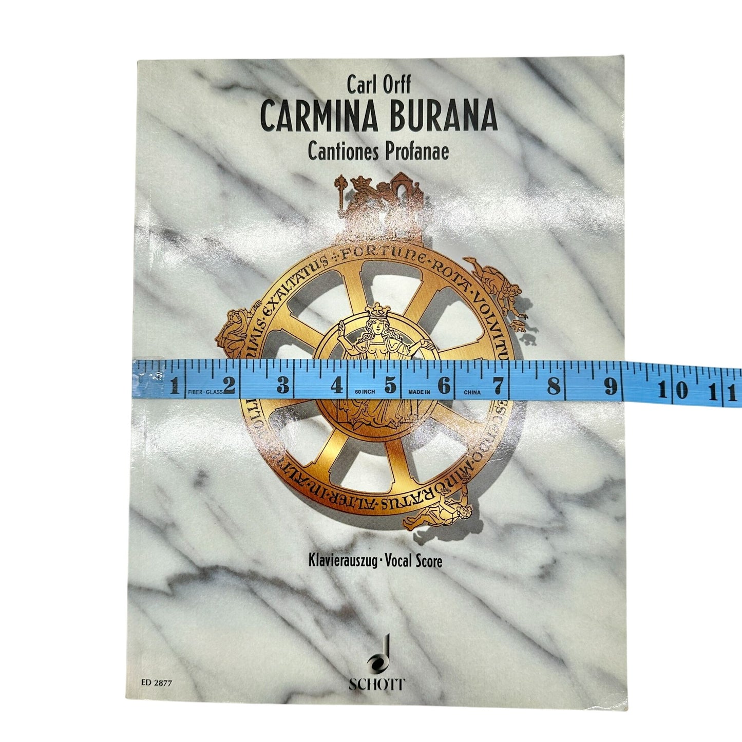 Carmina Burana By Carl Orff Vocal Score Piano Reduction Schott Edition ED 2877