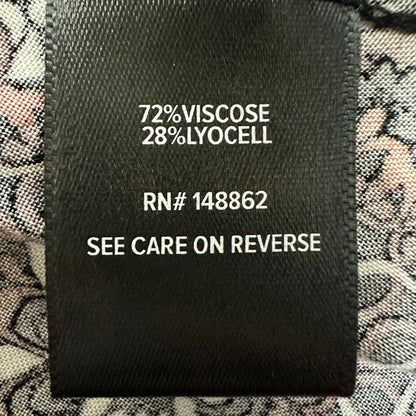 Torrid 2 Mini Challis Sundress Womens 18-20 Black Multi Side Pockets Lightweight