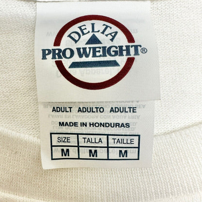 Delta Pro Weight T-shirt Medium White Daddy Elf Christmas Short Sleeve NEW