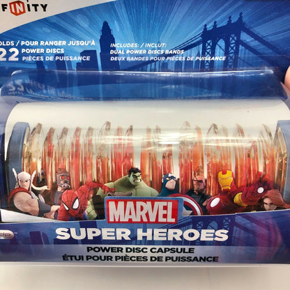 Disney Marvel Super Heroes Power Disc Capsule slide tray New in package
