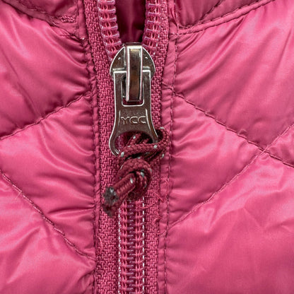 Free Country Quilted Puffer Jacket Womens M Pink Lightweight Packable with Sack
