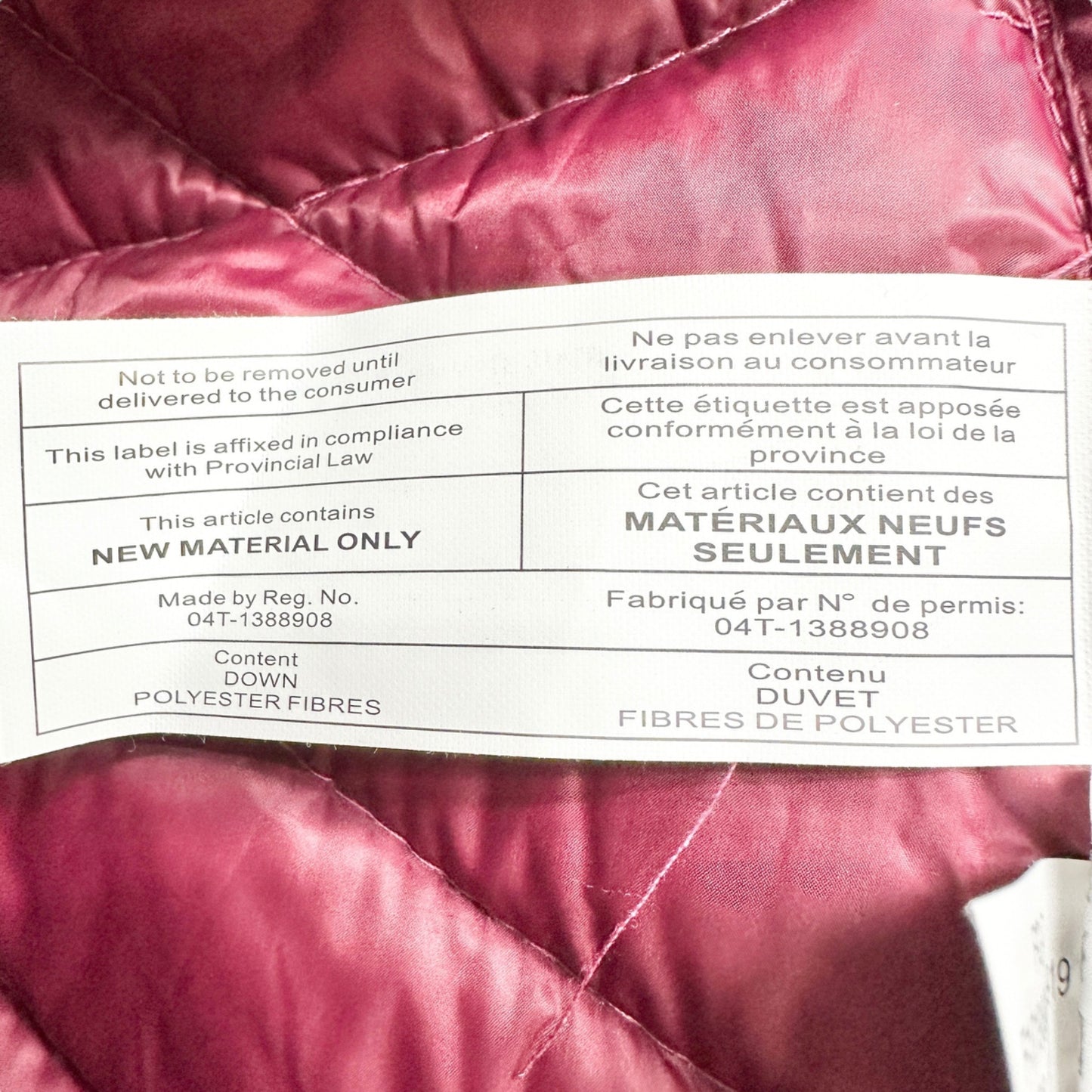 Free Country Quilted Puffer Jacket Womens M Pink Lightweight Packable with Sack