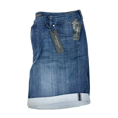 Liverpool Denim Corine Short Womens 20W Westport Wash Stretch Cuffed Hem Pockets